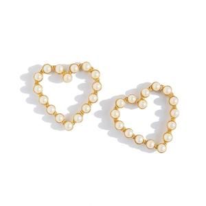 LOREN HOPE sweetheart earrings in gold